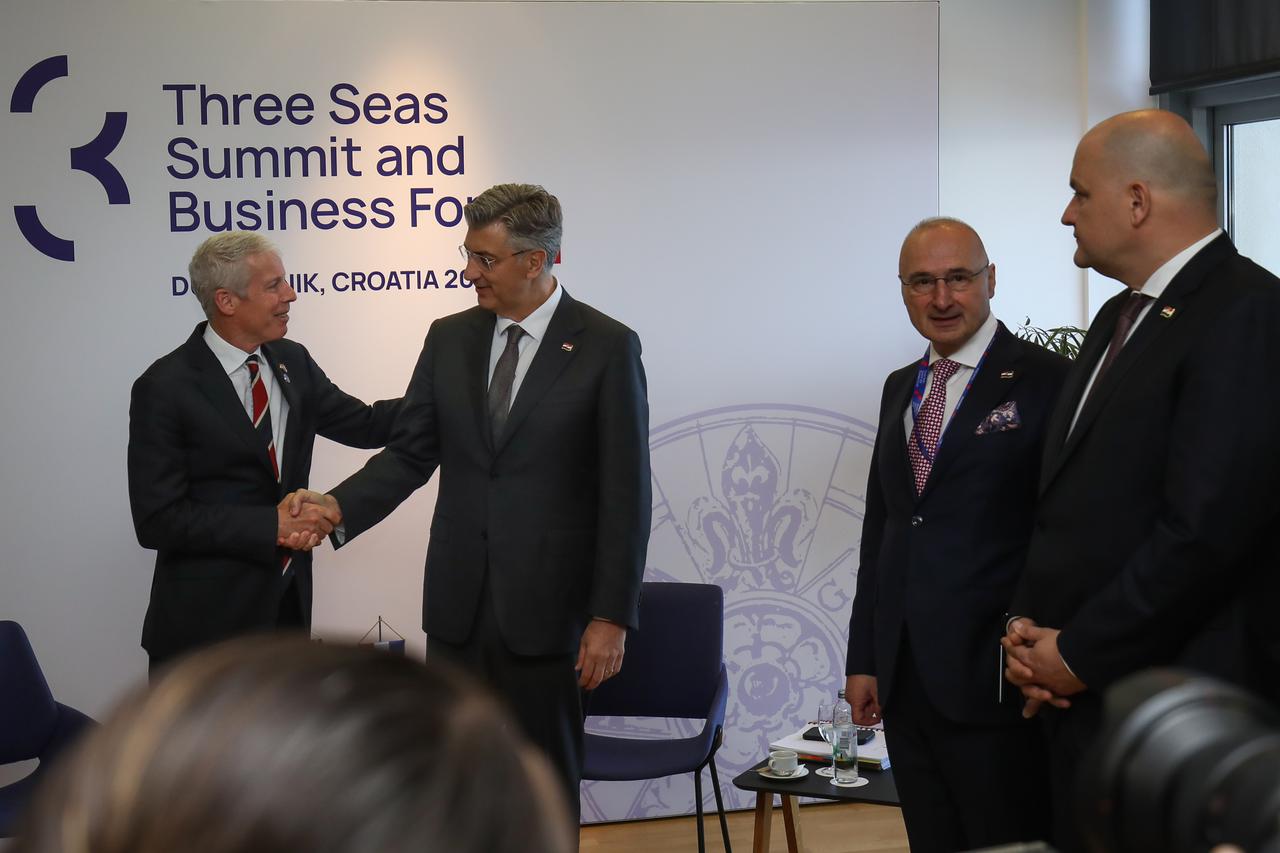 Dubrovnik: Sastanak predsjednika Vlade Andreja Plenkovića s državnim tajnikom za energetiku SAD-a Chrisom Wrightom