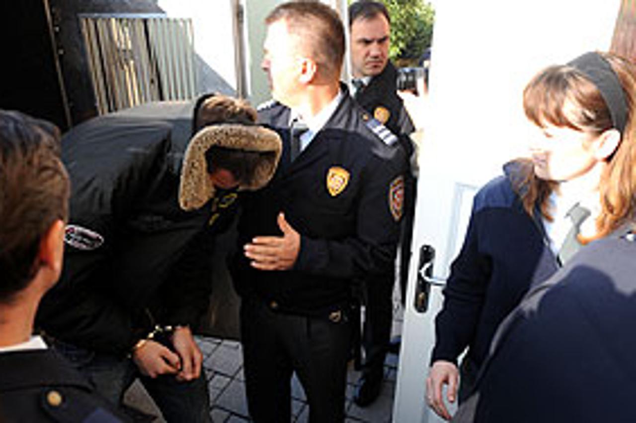 Privođenje osumnjičenih za ubojstvo Luke Ritza