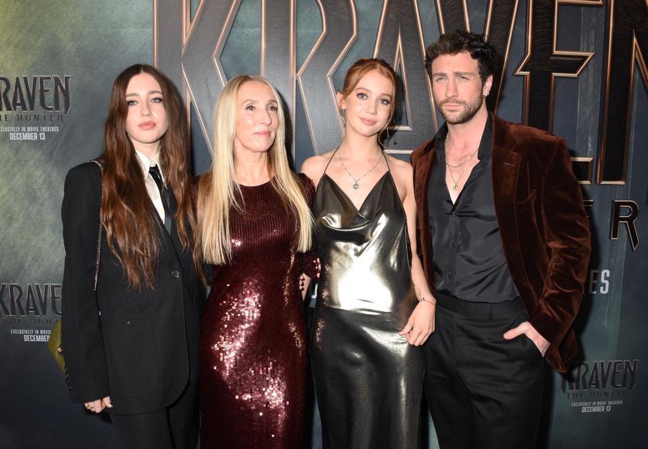 Photocall lors de la première du film Kraven le Chasseur (Kraven The Hunter) au cinéma AMC Lincoln Square à New York