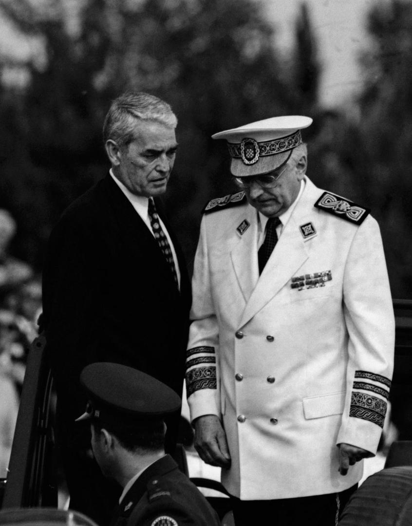 Mimohodu je prisustvovao i vrhovni zapovjednik OS, predsjednik dr. Franjo Tuđman.

