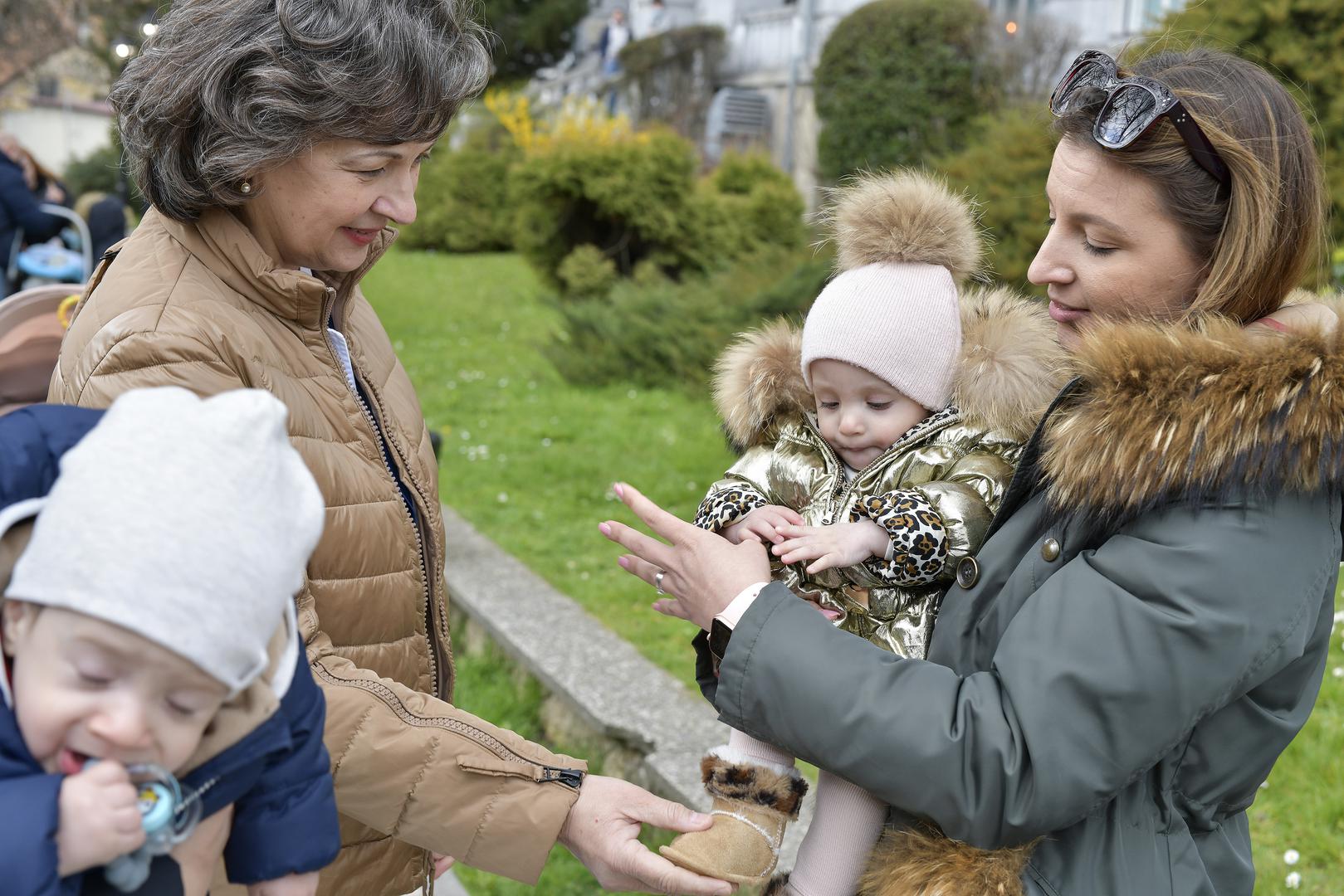 19.03.2021., Zagreb- Rodilje i bebe koje su za vrijeme zagrebackog potresa bile u Petrovoj bolnici.
Photo: Sandra Simunovic/PIXSELL