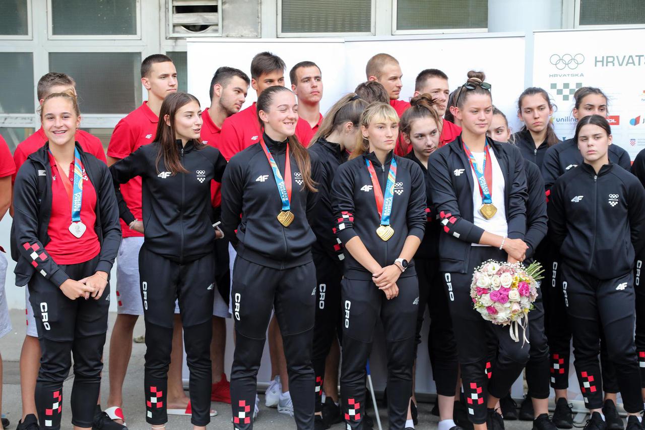Zagreb: Povratak sportaša s ljetnog EYOF-a u Slovačkoj