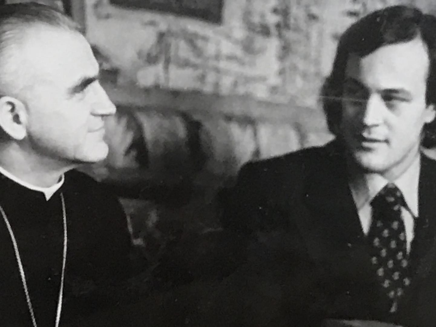 S kardinalom Franjom Kuharicem u vrijeme nastajanja ideje o filmu Hrvatski mucenici