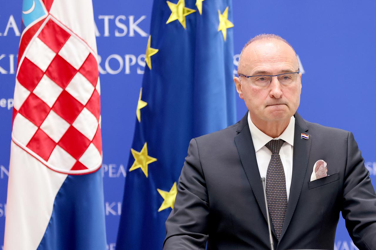 Zagreb: Konferencija za medije Gordana Grlića Radmana i crnogorskog kolege Filipa Ivanovića