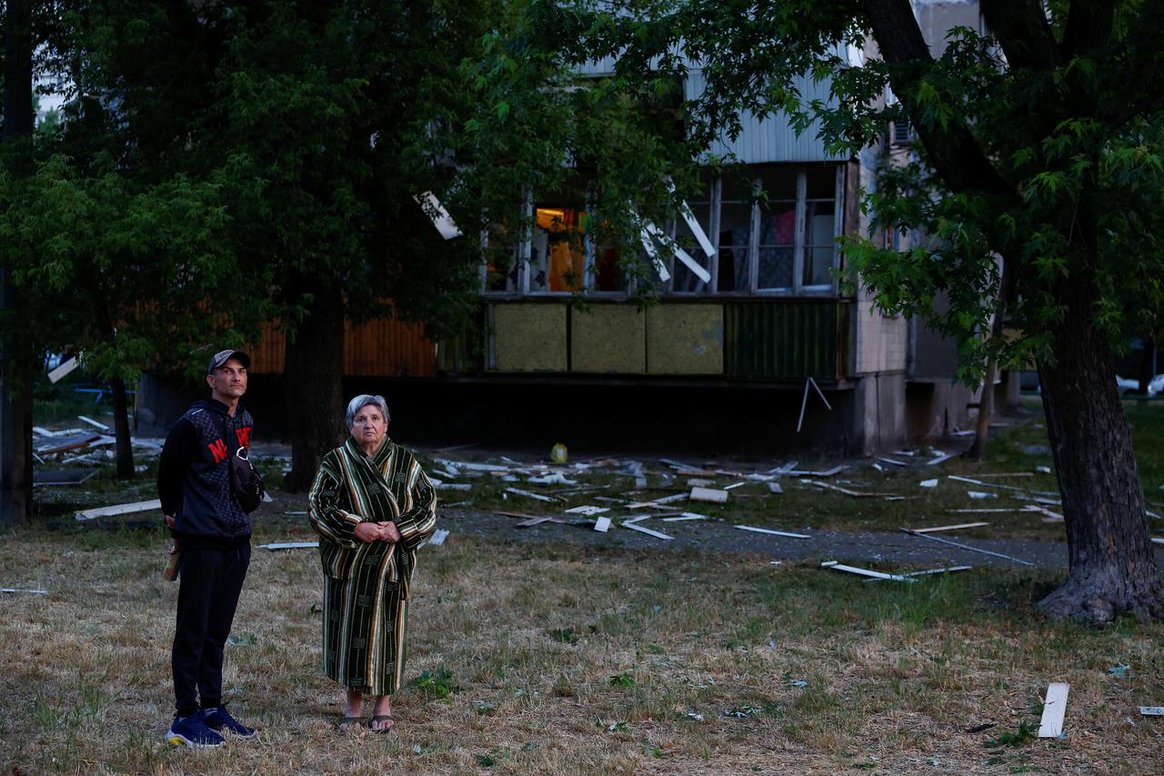 Aftermath of a Russian missile attack in Kyiv