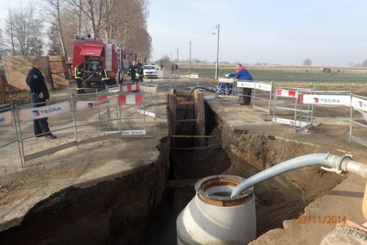 Radnik umalo zatrpan