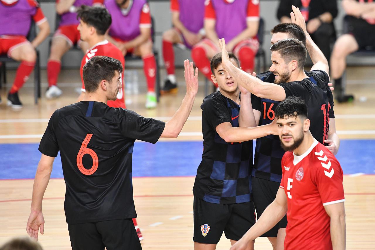 Varaždin: Kvalifikacijska futsal utakmica za Euro 2022. između Hrvatske i Danske