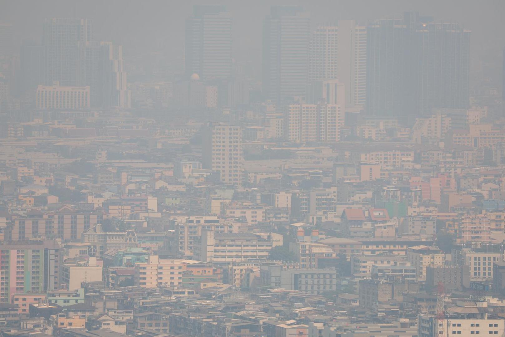 A view of the city amid air pollution in Bangkok, Thailand, February 2, 2023. REUTERS/Athit Perawongmetha Photo: ATHIT PERAWONGMETHA/REUTERS