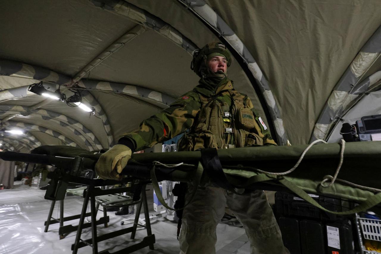 "Cold Response 2022" NATO military exercise, in Setermoen