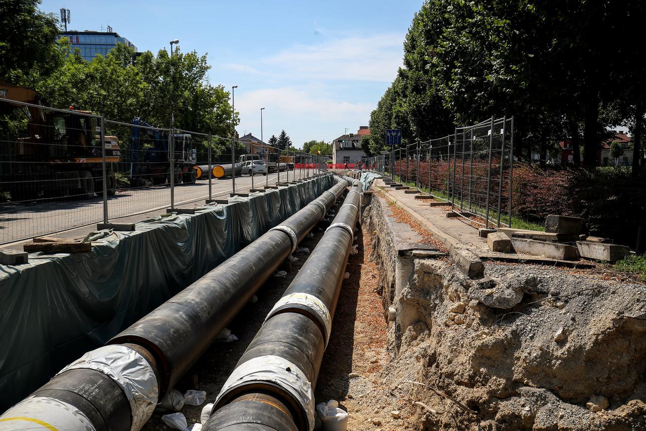 Zagreb: Radovi rekonstrukcije vrelovodne mreže u Krapinskoj ulici