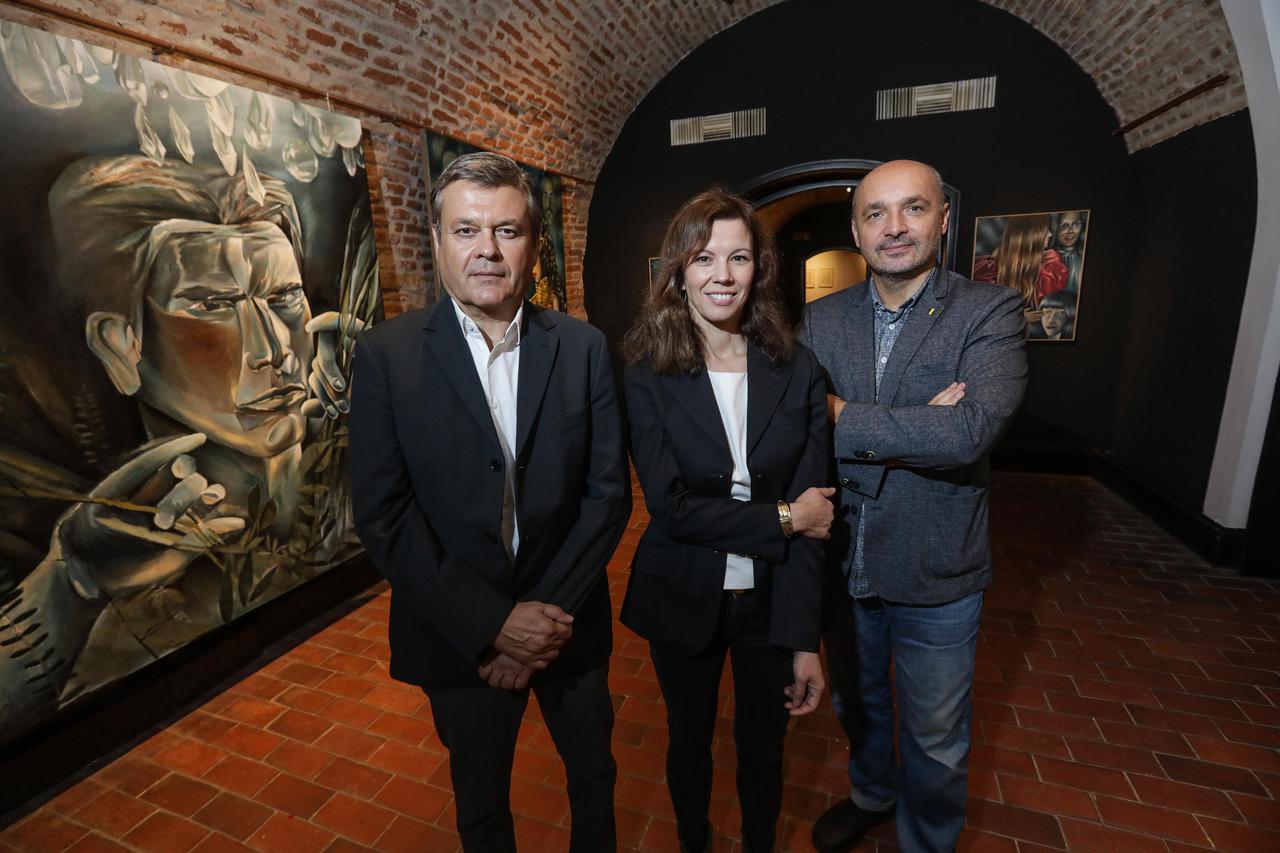 Zagreb: Petra Vugrinec, Kruno Šimunović i Tomislav Buntak organizatori humanitarne izložbe Lions kluba