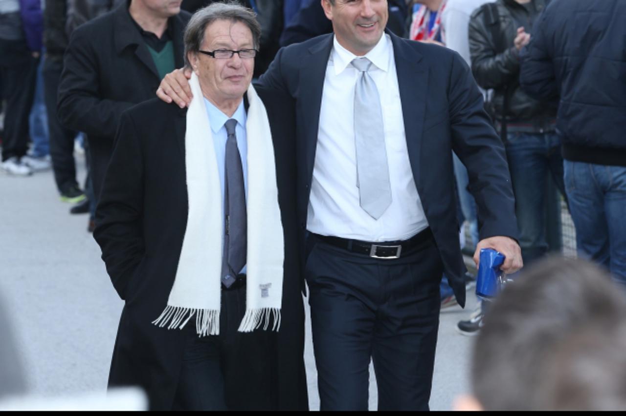 '21.03.2013., Zagreb - Brojni navijaci okupili se na otvorenom treningu hrvatske nogometne reprezentacije u kampu Zagrebello. Hrvatska nogometna reprezentacija priprema se za kvalifikacijeske utakmice