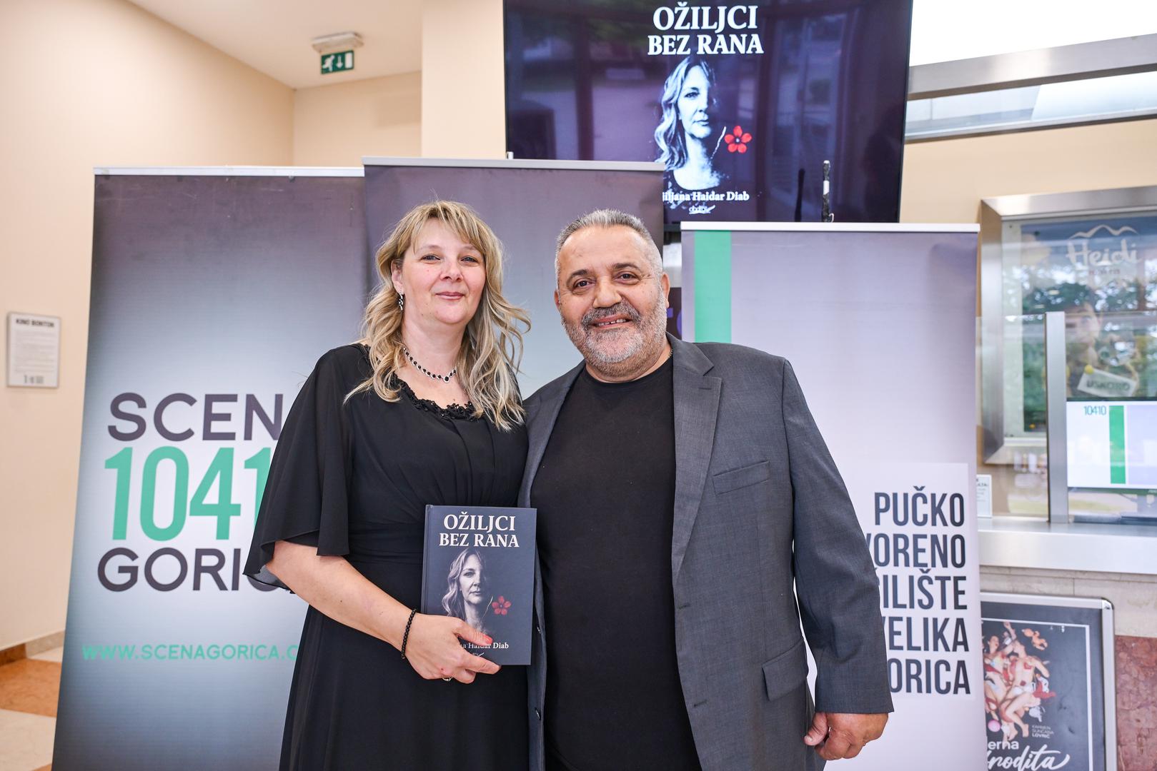 Ljiljana Haidar Diab inače je životna suputnica ratnog izvjestitelja i novinara Večernjeg lista Hassana Haidara Diaba, a za svoj književni i društveni rad dobitnica je nagrade Grada Velike Gorice „Zlatna turopoljska podgutnica“ te ovogodišnje nagrade „Turopoljska poculica“ za kratku priču „Koraci u snijegu“.