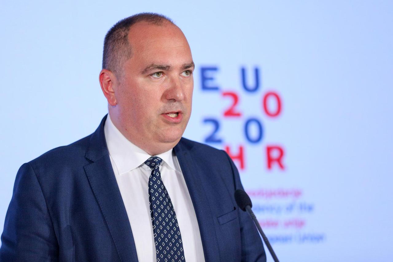 Zagreb: Konferencija za medije Tomislava Dubilića nakon sastanka s ministrima EU