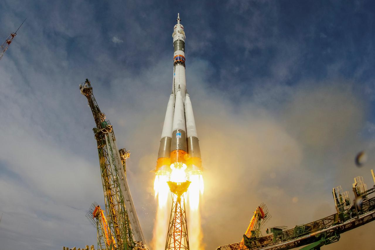 Polijetanje letjelice Sojuz MS-09