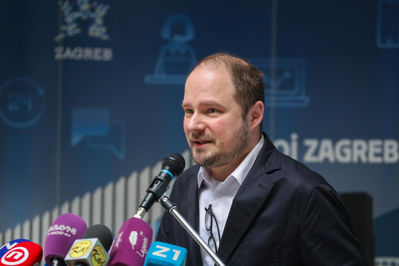 Zagreb: Tomislav Tomašević održao redovnu konferenciju za medije