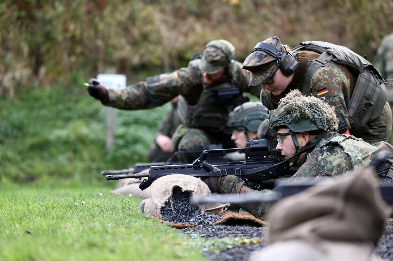 German army displays new military training