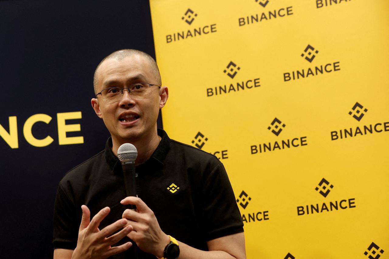 FILE PHOTO: Binance founder Zhao Changpeng attends the Viva Technology conference at Porte de Versailles exhibition center in Paris