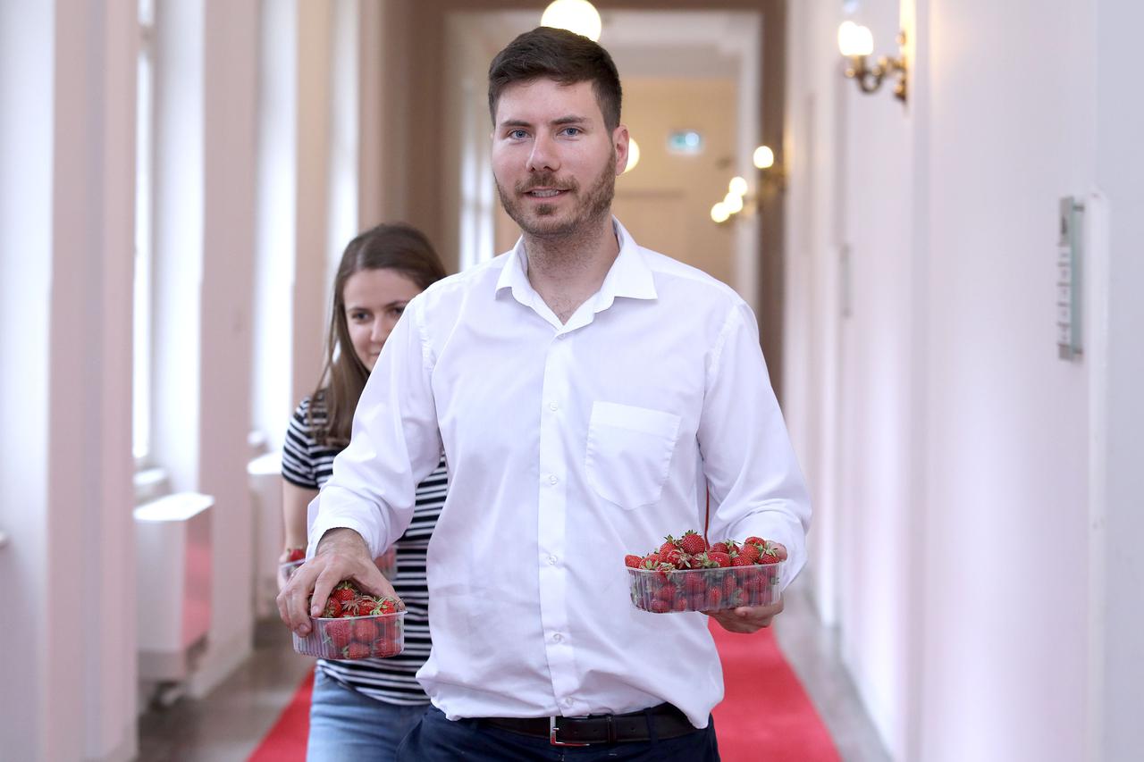 Živi zid dijeli jagode