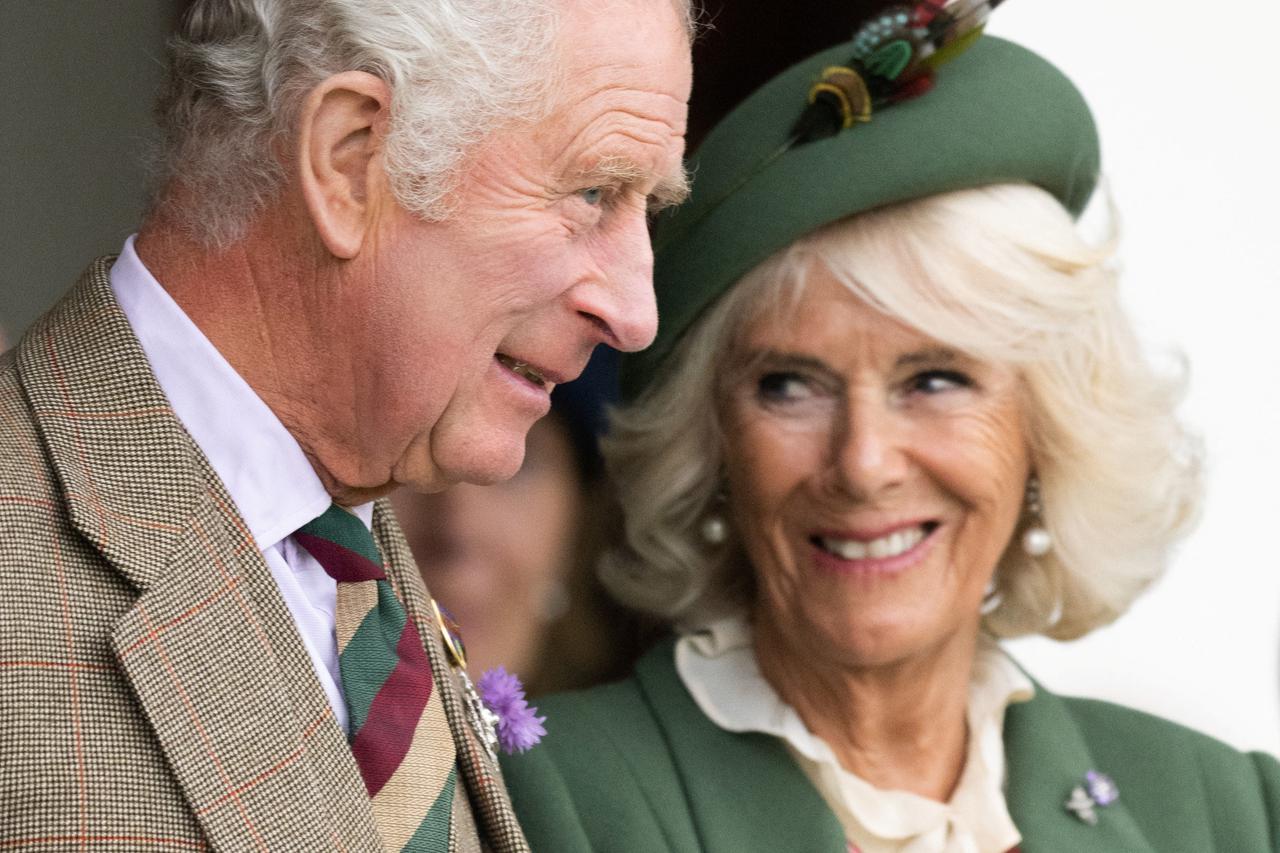 Christmas card of Britain's King Charles and Queen Consort Camilla