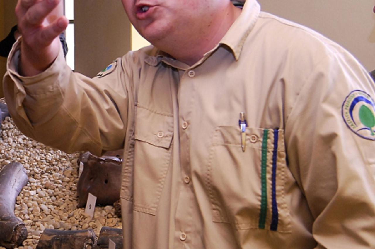 'VARAZDIN/MEDJIMURJE- 28.07.09., Cakovec, Hrvatska- Sinisa Golub, voditelj muzeja u Krizovcu. Photo: Vjeran Zganec-Rogulja/Vecernji list'