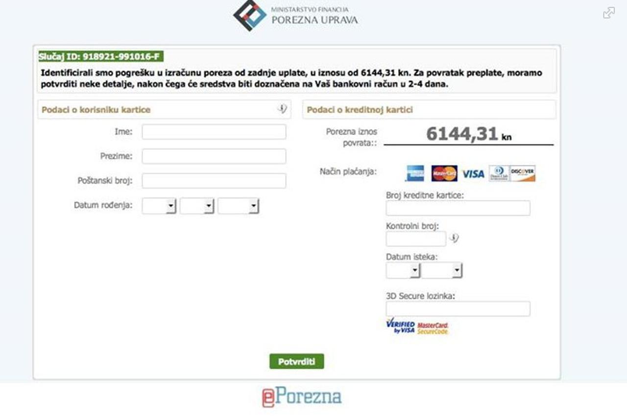 Porezna uprava prevara