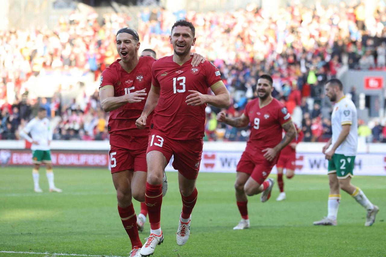 Euro 2024 Qualifier - Group G - Serbia v Bulgaria