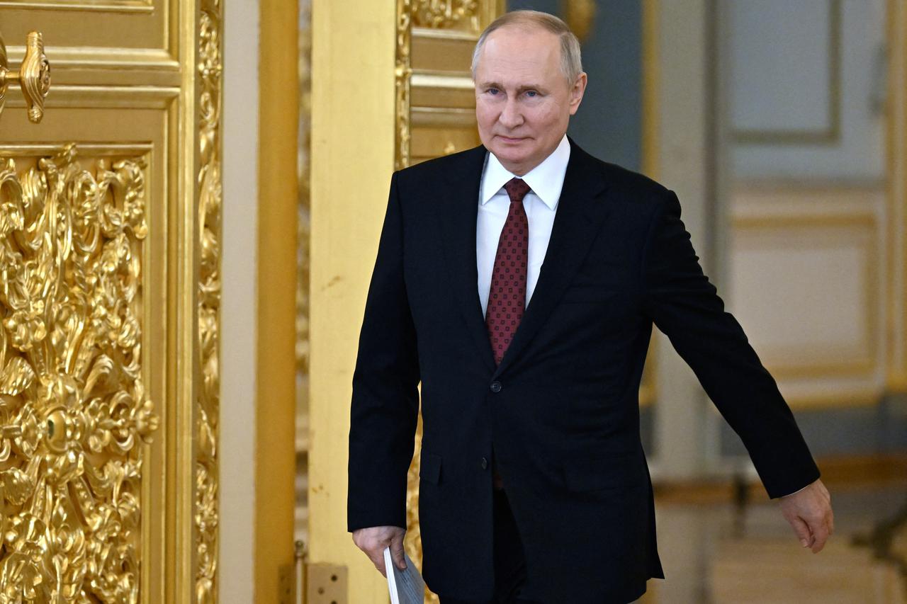 Russian President Putin receives new ambassadors to Russia at Kremlin ceremony