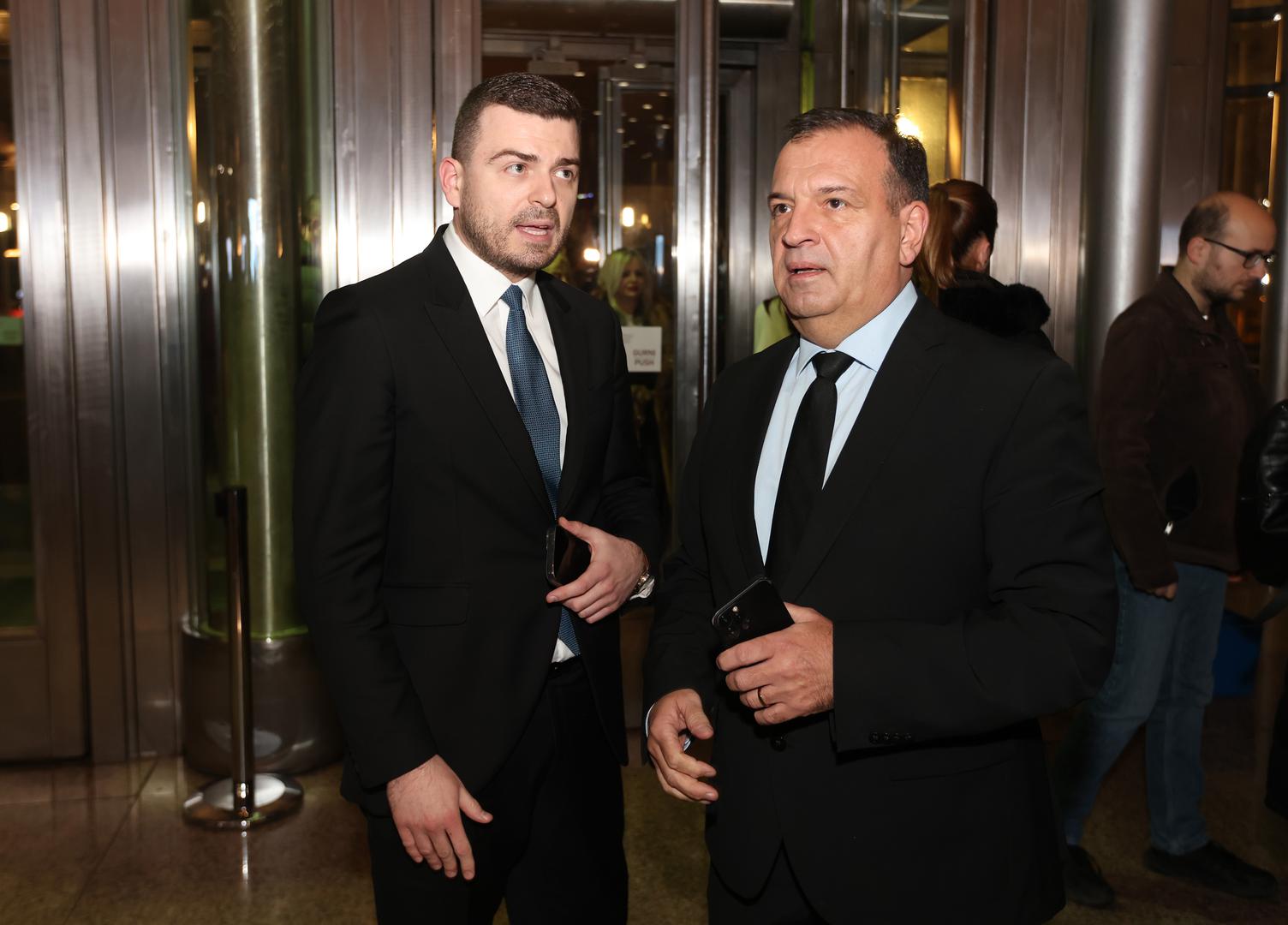 16.01.2023., Zagreb - U Nacionalnoj i sveucilisnoj knjiznici odrzana je promocija 2. dopunjenog izdanja knjige "Diplomatska oluja" Mate Granica. ministar zdravstva Vili Beros Photo: Boris Scitar/Vecernji list/PIXSELL