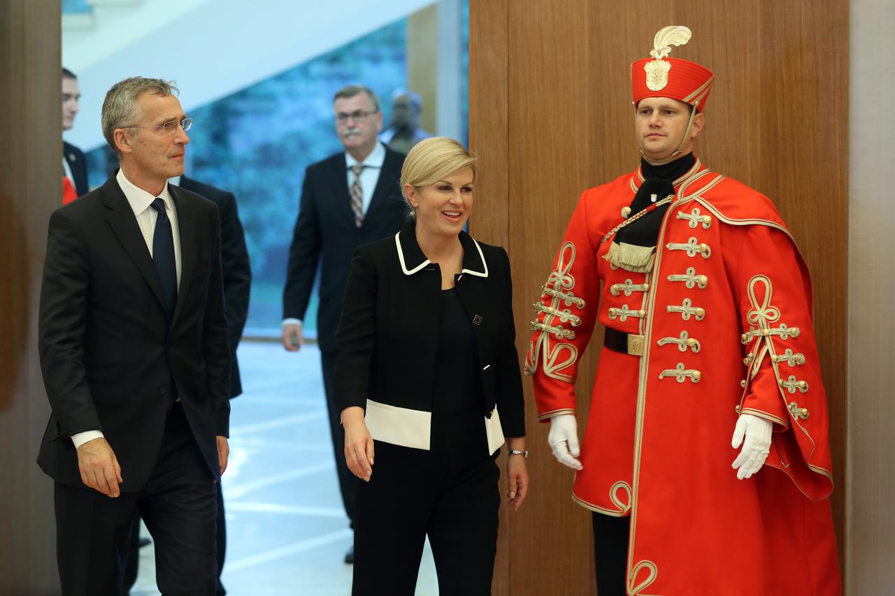 Jens Stoltenberg i Kolinda Grabar-Kitarović