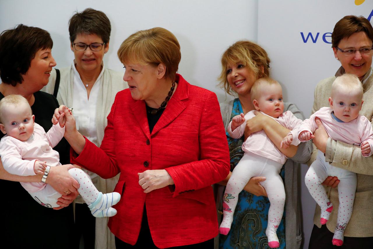 Njemačka kancelarka Angela Merkel konačno može biti zadovoljna rezultatima pronatalitetnih mjera i brojem novorođenčadi u toj zemlji