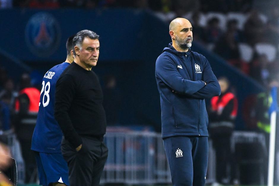 Match de Ligue 1 Uber Eats "PSG -OM" au Parc des Princes à Paris