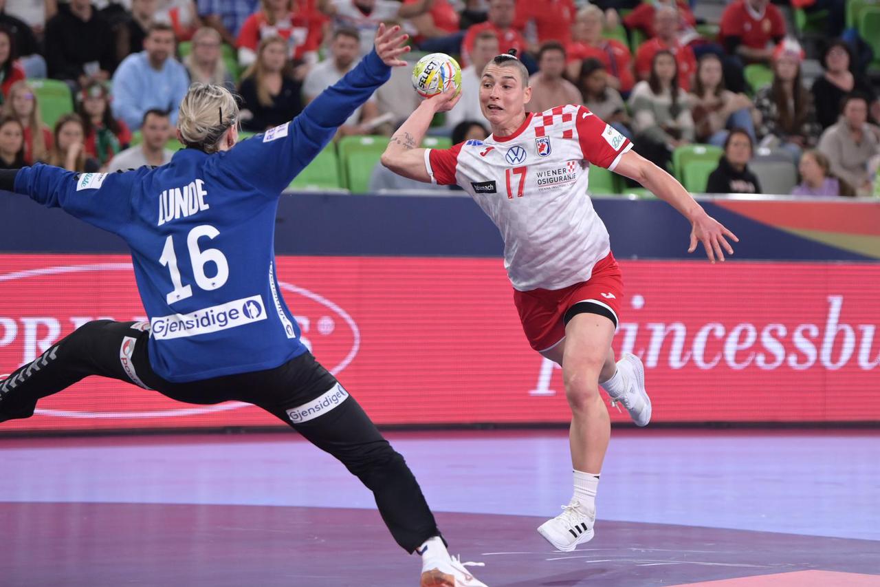 Ljubljana: Europsko prvenstvo rukometašica, Norveška - Hrvatska