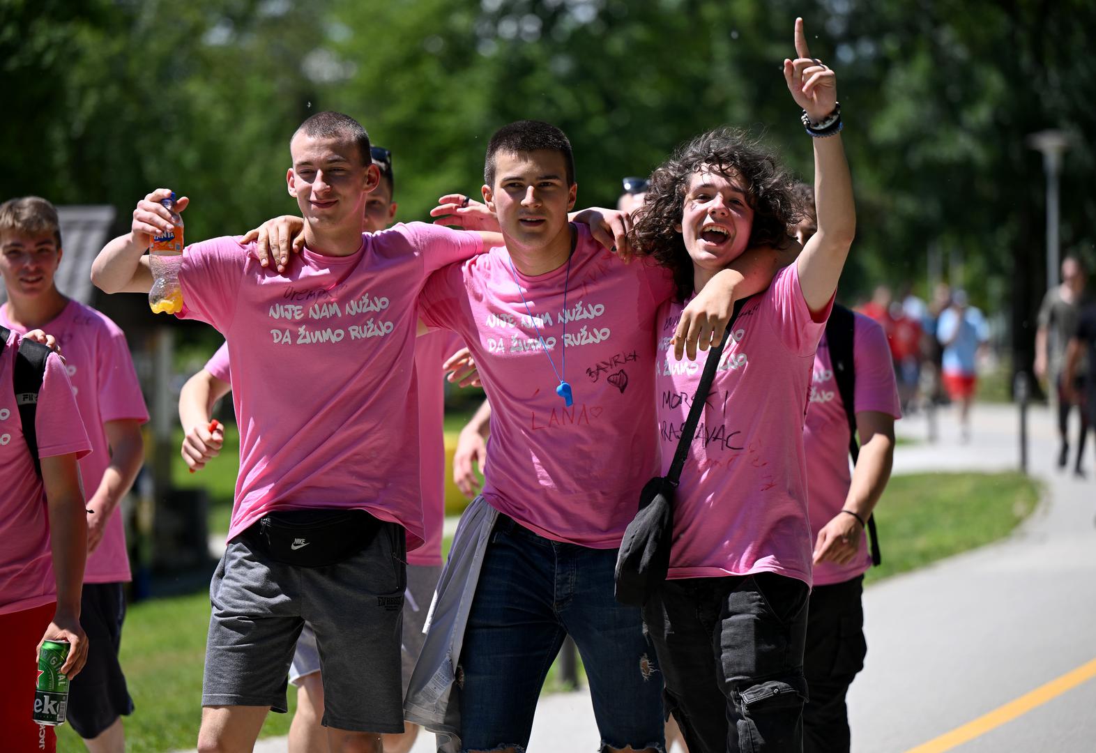 24.05.2024., Zagreb - Zagrebacki maturanti na Bundeku proslavili kraj srednjoskolskog obrazovanja. Photo: Neva Zganec/PIXSELL