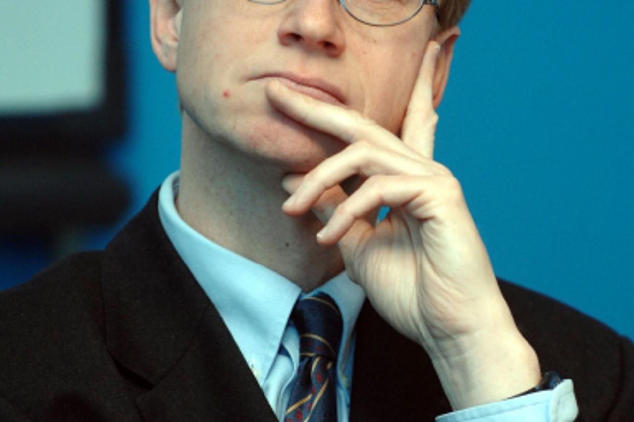 '16.03.2010., Zagreb - Komemoracija u spomen na znanstvenicu Gretu Pifat Mrzelj u institutu Rudjer Boskovic-Robert Huber, Jan Kickert, veleposlanik Republike Austrije.  Photo: Davor Visnjic/PIXSELL'