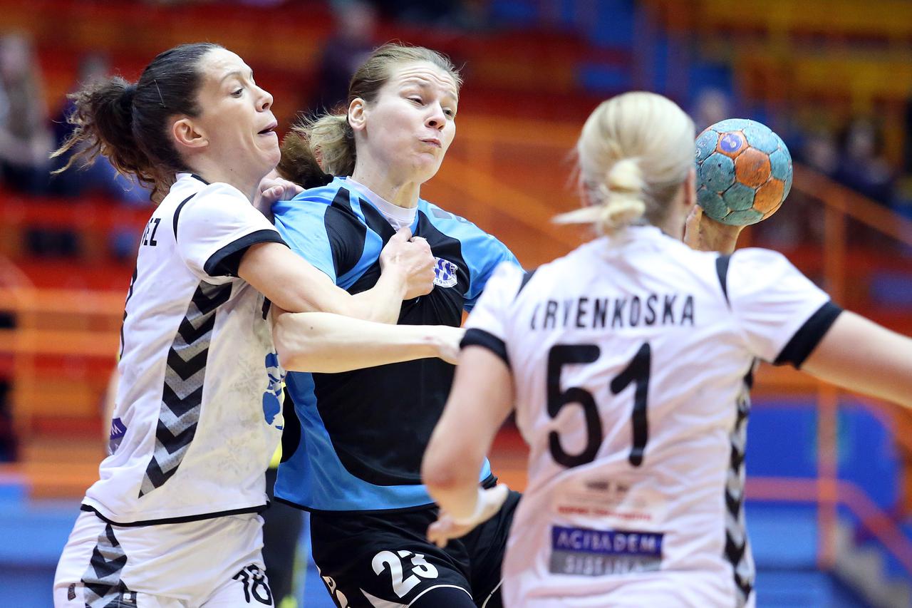 12.01.2014., Zagreb - U Domu sportova, dvorani II, odigrana utakmica 6. kola zenske regionalne rukometne lige,  rk Lokomotiva - zrk Vardar scbt. Lidija Horvat.  Photo: Slavko Midzor/PIXSELL