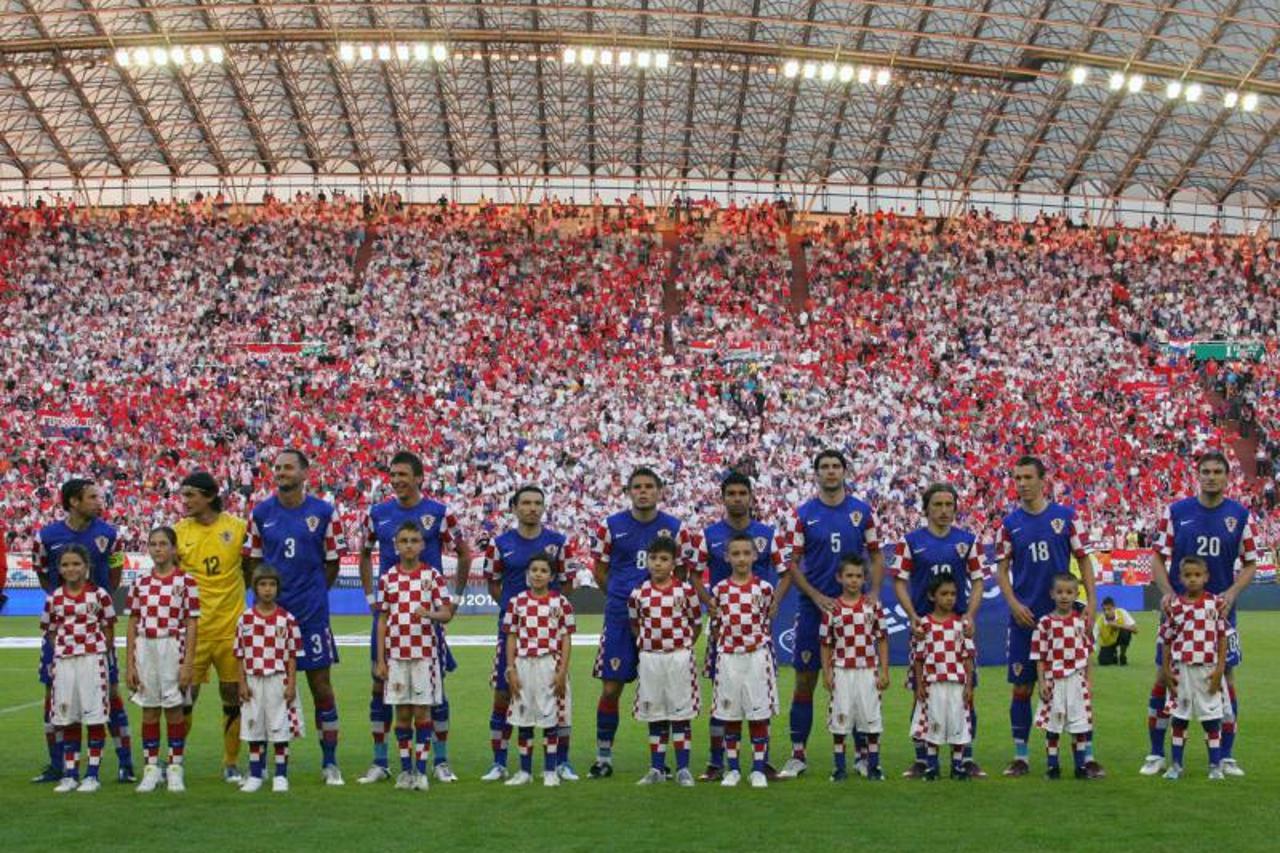 Hrvatska nogometna reprezentacija na Poljudu