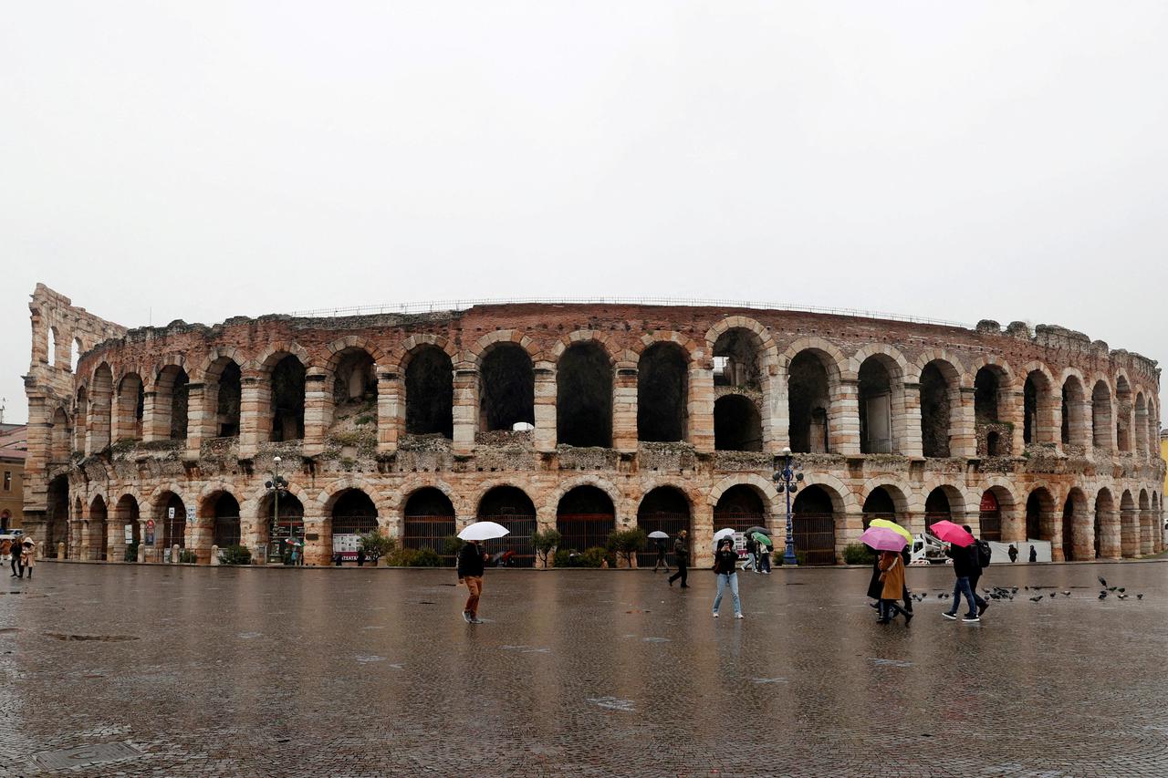 FILE PHOTO: 100 days to go until Milano-Cortina 2026 Winter Olympics