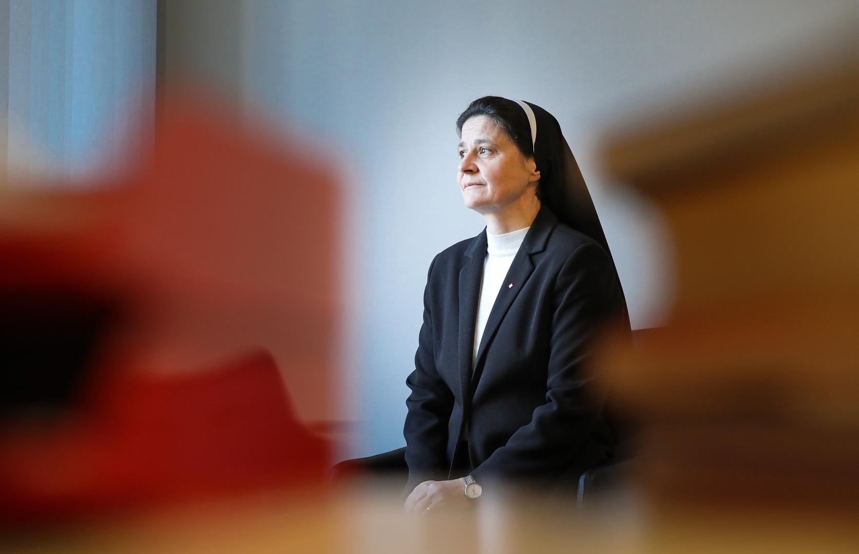 19.12.2023., Zagreb - Sestra Jelena Loncar, ravnateljica Caritasa Zagrebacke nadbiskupije Photo: Emica Elvedji/PIXSELL