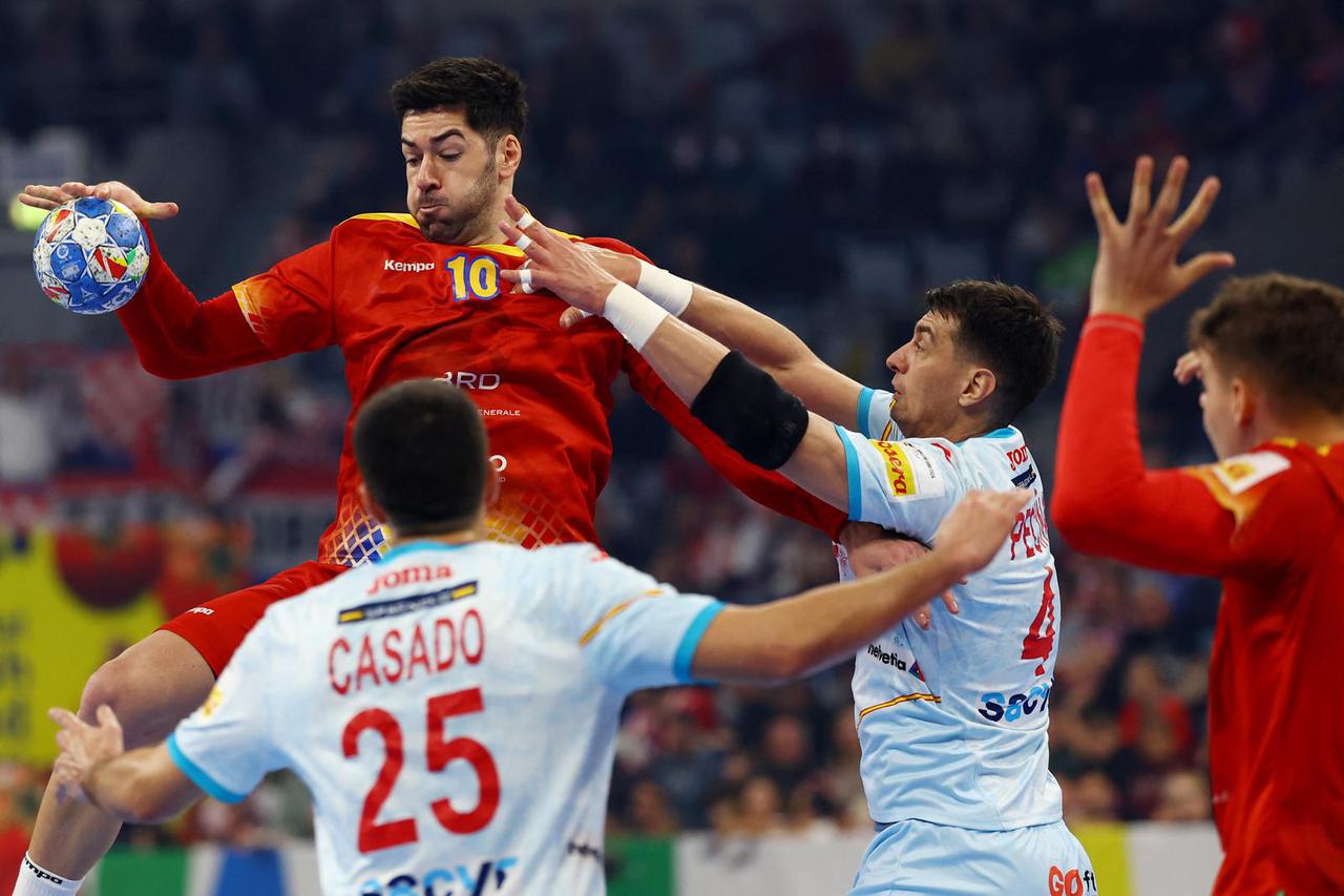 EHF 2024 Men's European Handball Championship - Preliminary Round - Group B - Romania v Spain