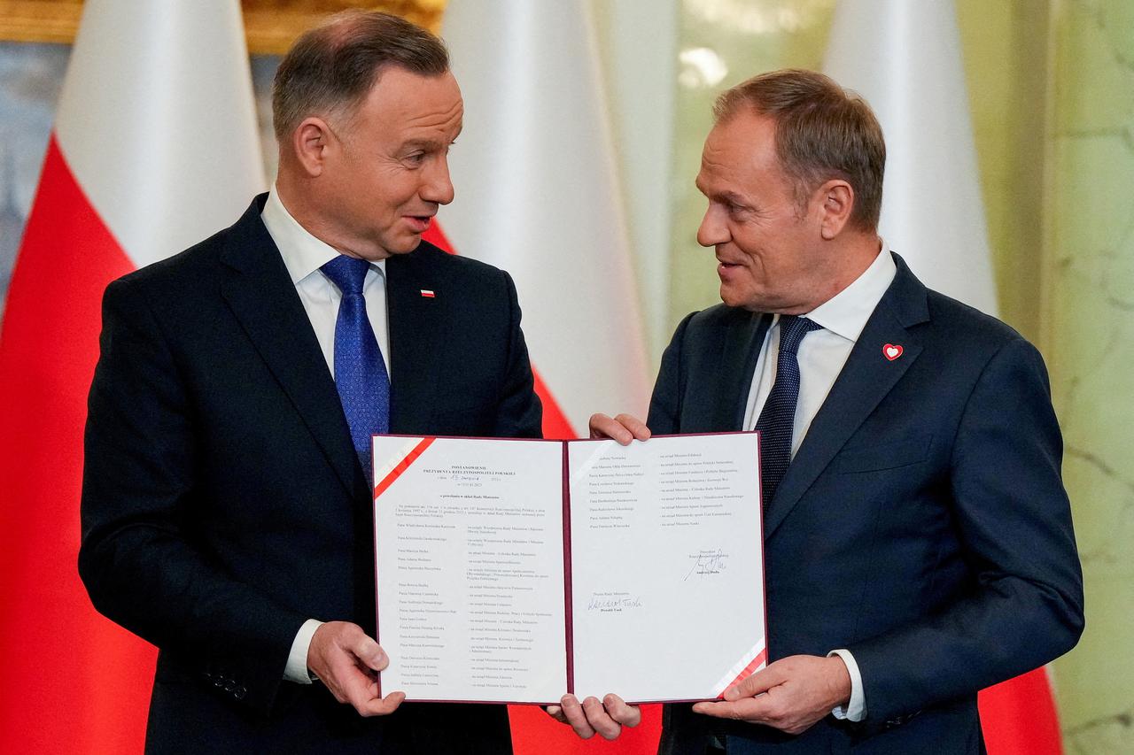 Andrzej Duda i Donald Tusk