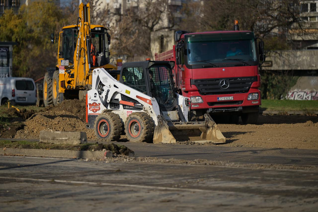 Zagreb: Radovi na proširenju ceste kod Vjesnikovog nebodera zbog zatvaranja podvožnjaka