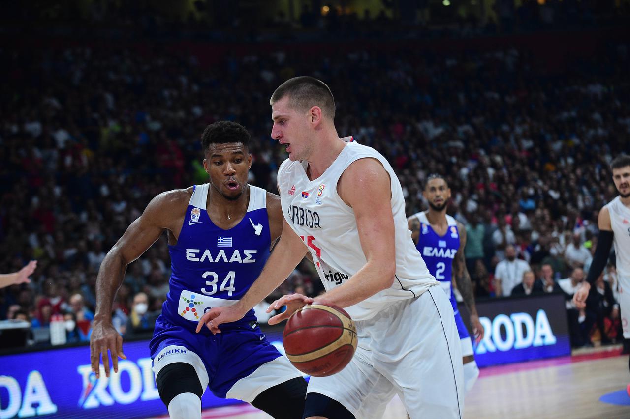 Košarkaška utakmica između Srbije i Grčke u sklopu kvalifikacija za Svjetsko prvenstvo