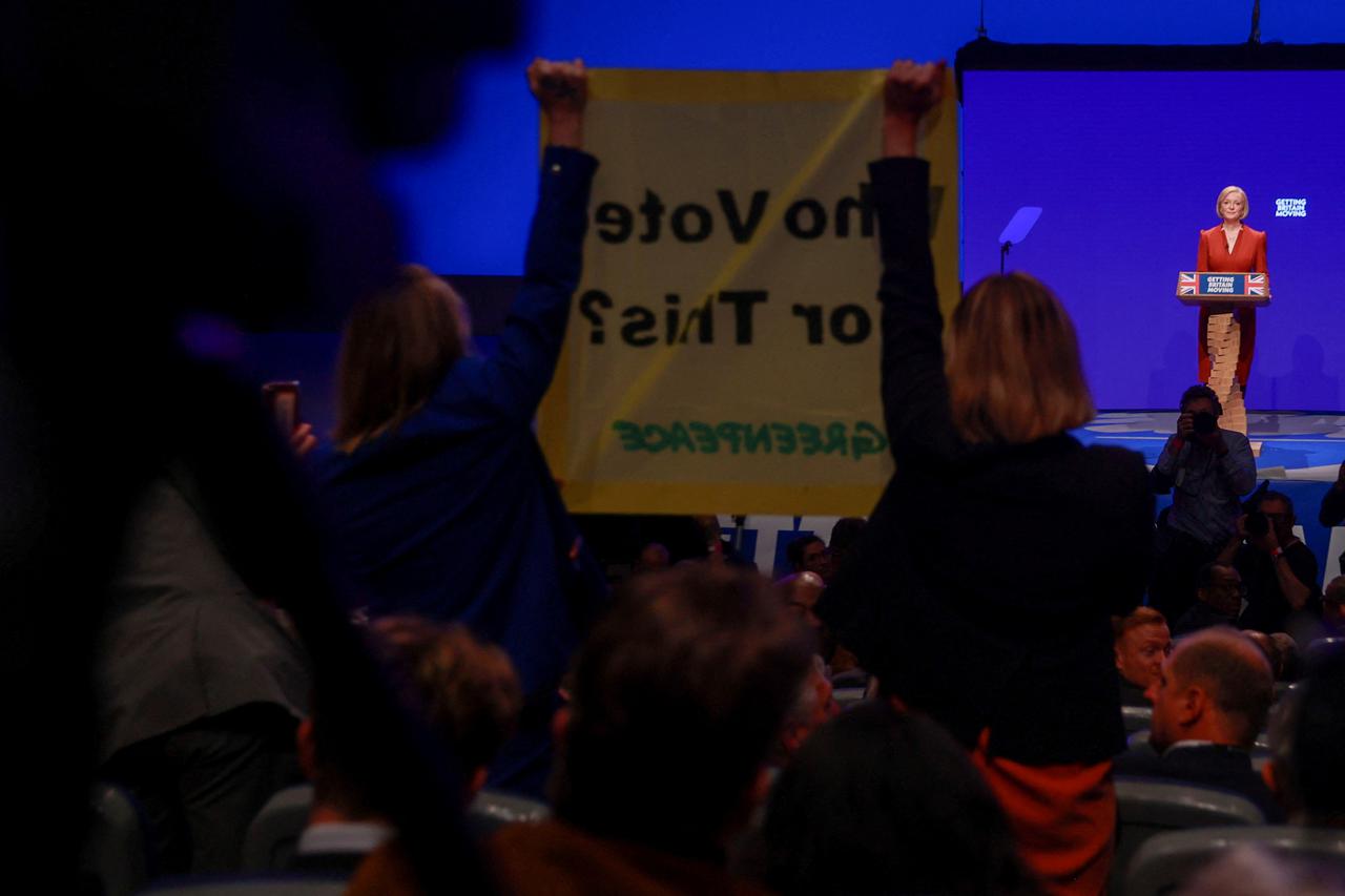 Britain's Conservative Party's annual conference in Birmingham