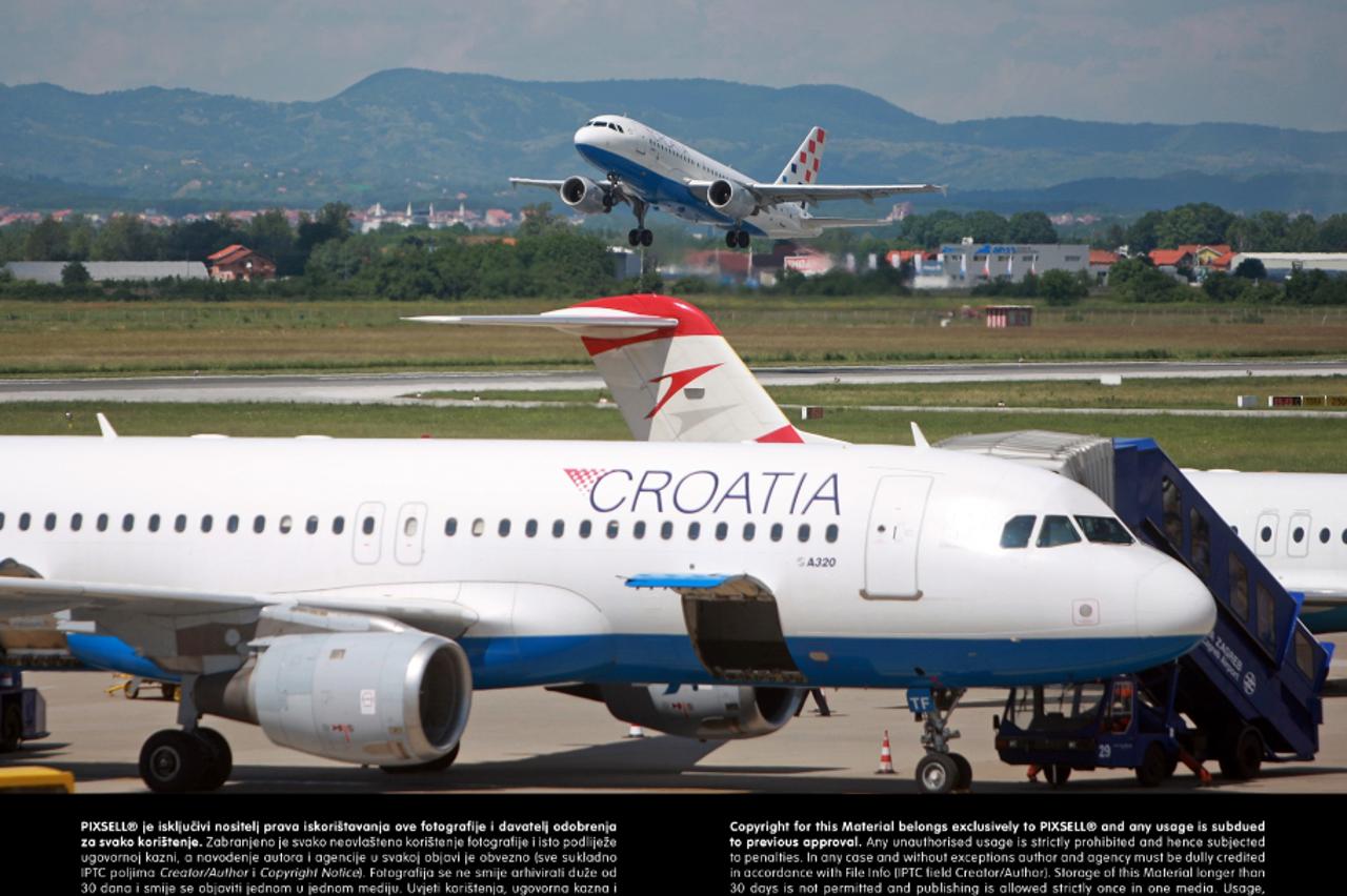 croatia airlines, avion, zračna luka zagreb (1)
