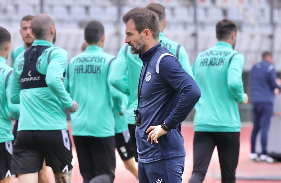 Split: Prvi trening Hajduka od kada je Ivan Leko postao novi trener