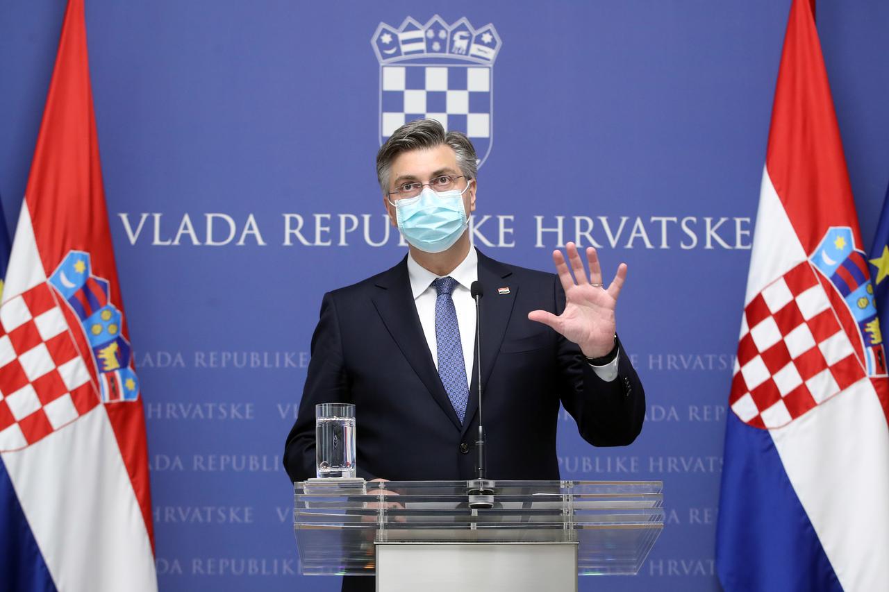 Premijer Plenković o gospodarskim mjerama Vlade zbog koronavirusa