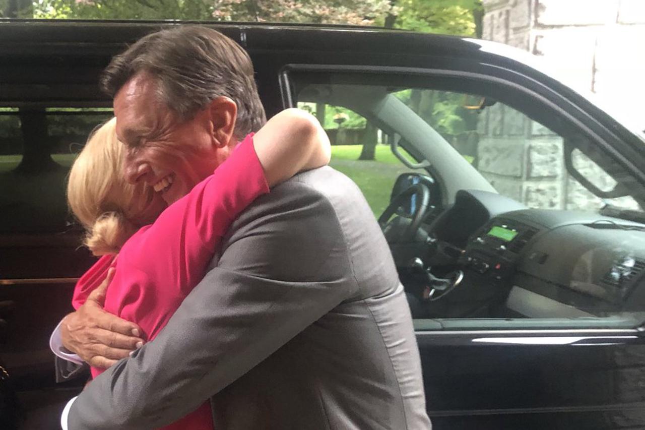 Kolinda Grabar-Kitarović i Borut Pahor