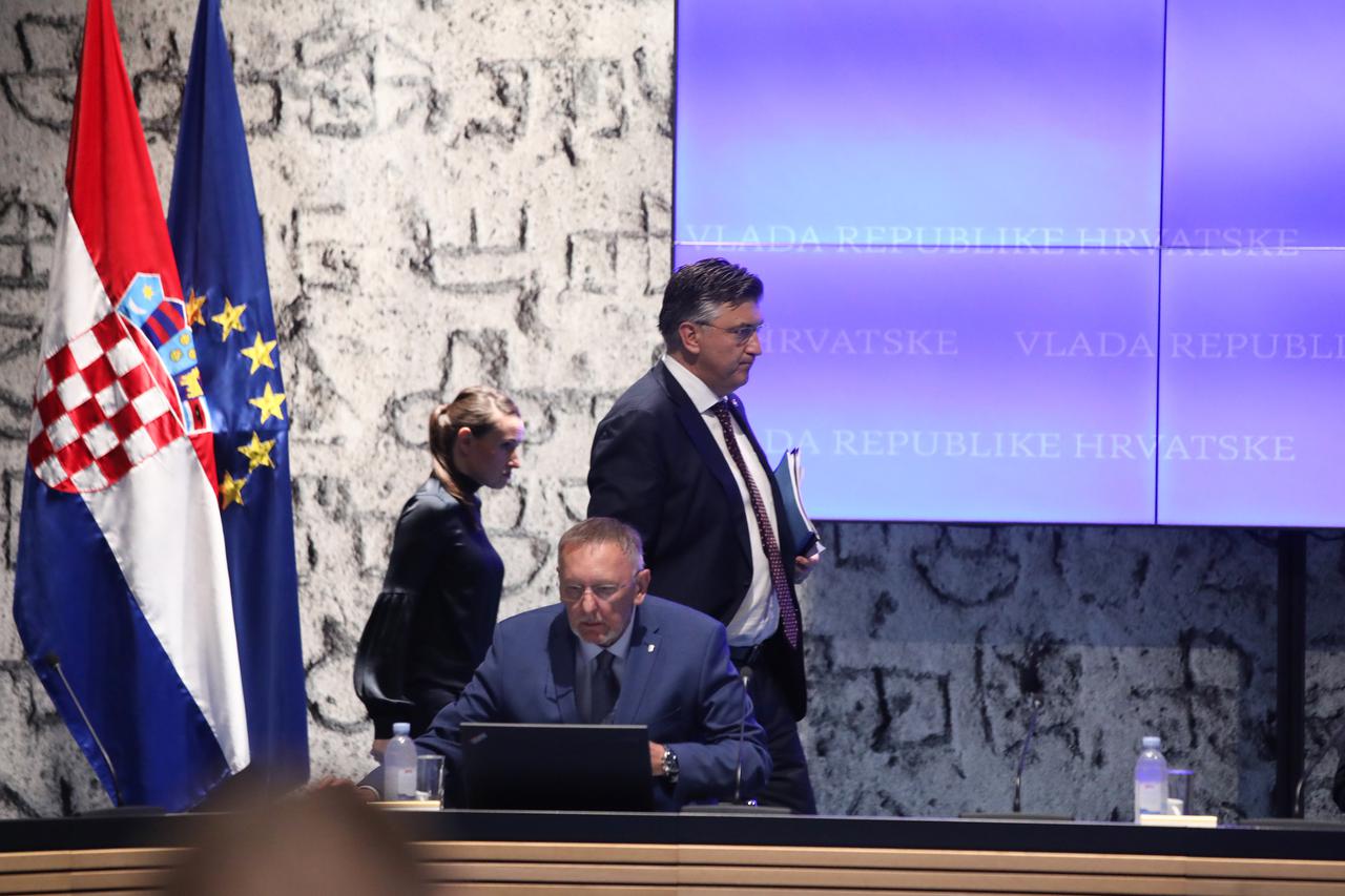 Zagreb: Redovita sjednica Vlade RH u NSK