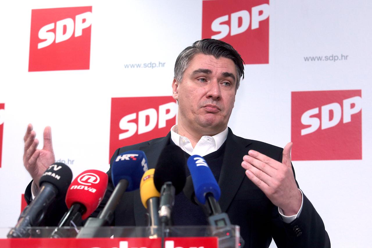 Predsjednik SDP-a Zoran Milanović